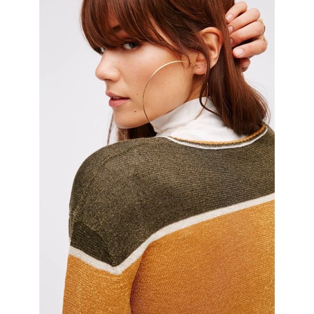 Free People | Gold Dust Pullover